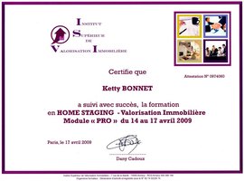 Certifiée par l'ISVI Dany Cadoux
